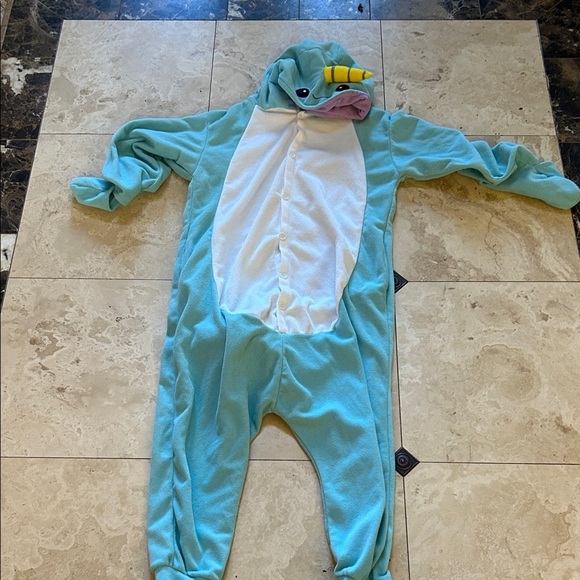 Other - Blue Narwhal Onesie Costume